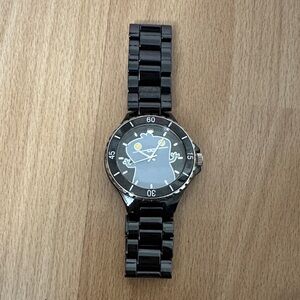 Black Analog Watch - Ugly Doll branding